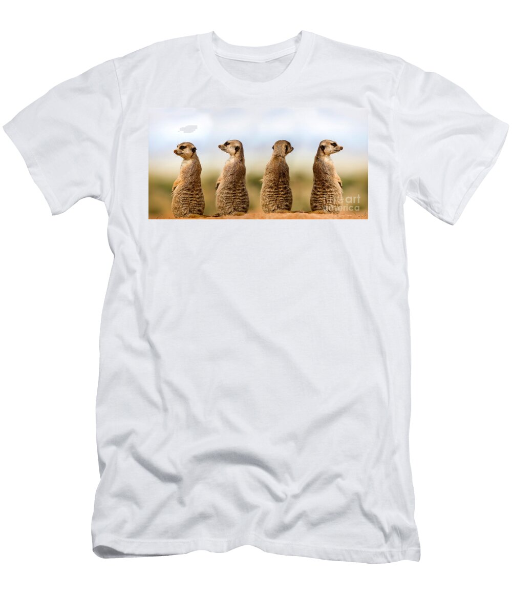 1 Meerkat Suricata Suricatta Gerard Lacz T-Shirt