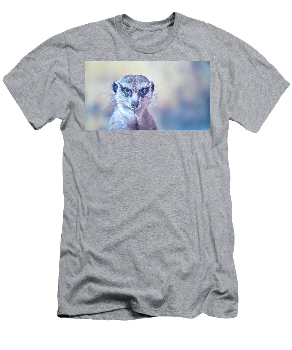 Colorful Meerkat Terry Davis T-Shirt
