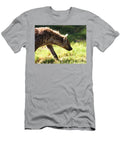Hyena Walking in Sunlit Grass Brittney Powers T-Shirt