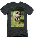Hyena Walking on Grass Brittney Powers T-Shirt