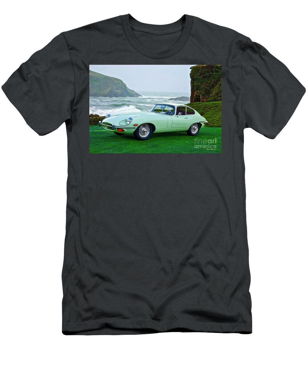 Jaguar E Type Coupe Dave Koontz T-Shirt