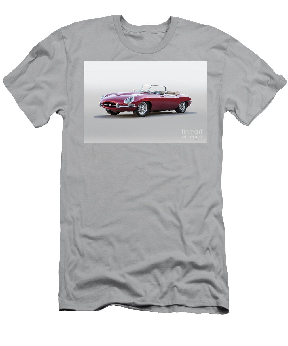 Jaguar E Type Roadster Dave Koontz T-Shirt