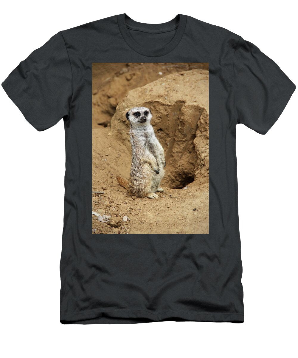 One Meerkat Standing Masha Batkova T-Shirt