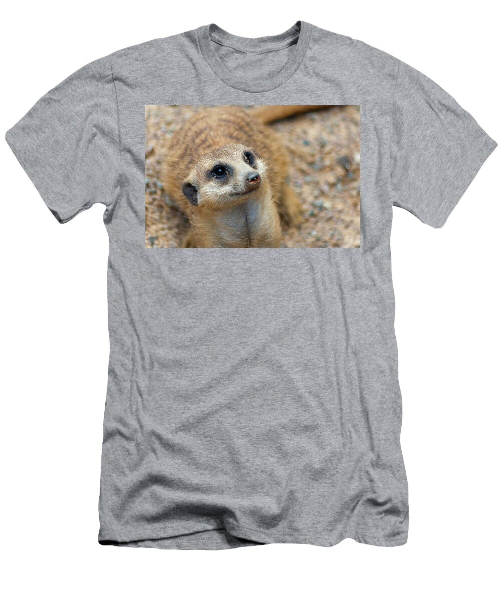 Sweet Meerkat Face Carolyn Marshall T-Shirt